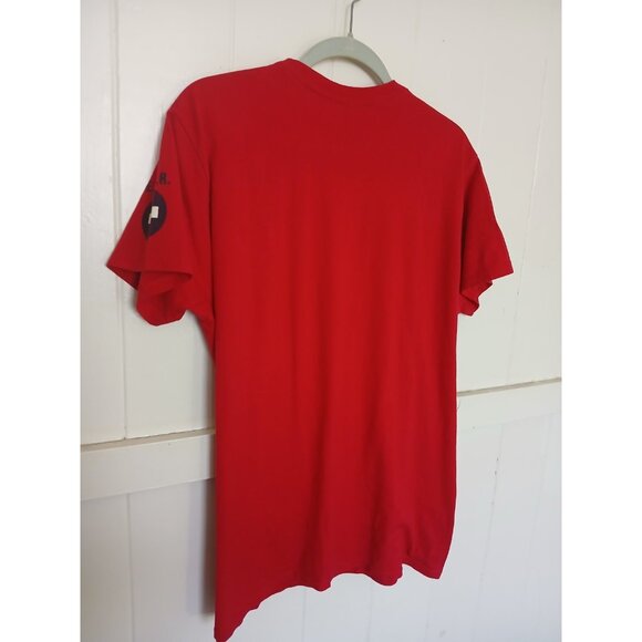 Disney Expedition Everest Mountain Rescue T-Shirt Mens L Red Cotton Short Sleeve - Picture 7 of 11